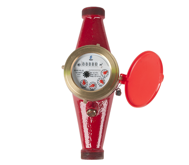 Купить счетчик воды декаст вскм 90-25 \"атлант\" дг1 (1 л/имп) от ...